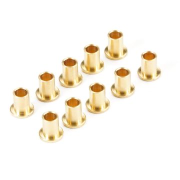 Fastrax Tamiya TT02 Shocks Brass Collar Set (10Pc) (FTTA014C)