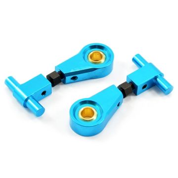 Fastrax Tamiya TT02 Aluminium Adj. Front Upper Arm (Pr (FTTA018B)