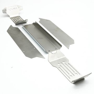 Fastrax Maxx Stainless Steel Chassis Armor Skid Plate Kit (FTTX410)