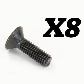FTX Rokatan Flat Head Cross Screw M3X10 (FTX10194)