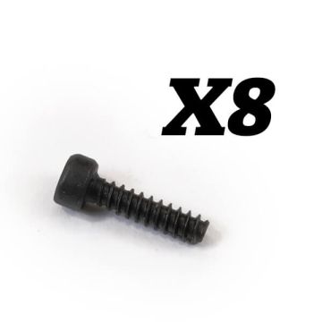FTX Cap Head Self-Tapping 2X8mm Screws (FTX10357)