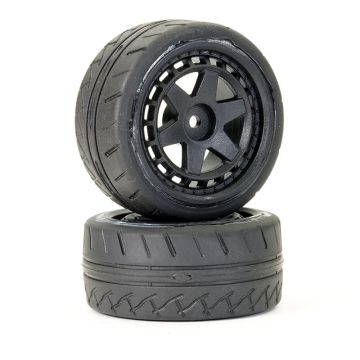 FTX Stinger Rear 32Mm Rubber Wheel/Tyres (Pr) (FTX10571)