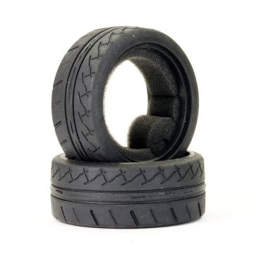 FTX Stinger Front 26Mm Rubber Tyre W/Inserts (Pr) (FTX10575)