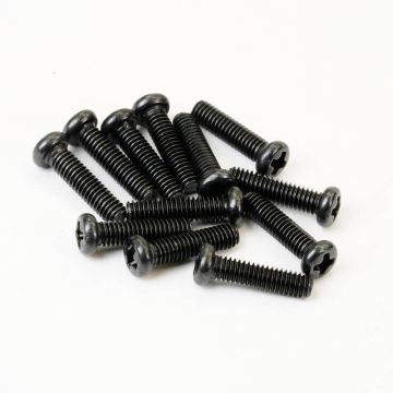 FTX Havok Panhead Screws 2.5 X 10mm (12Pc) (FTX10650)