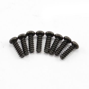 FTX Round Head Self Tapping Hex Screw 8pcs M3*10 (FTX6523)