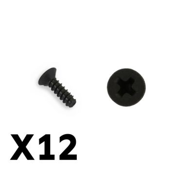 FTX Flat Head Self Tapped Screws M3 X 10 (FTX6546)