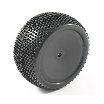 FTX Edge Rear Mounted Wheels/Tyres (Pr) - Black (FTX6624B)