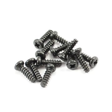 FTX Round Head Self Tapping Screw 2.6 X 8mm (12) (FTX7305)