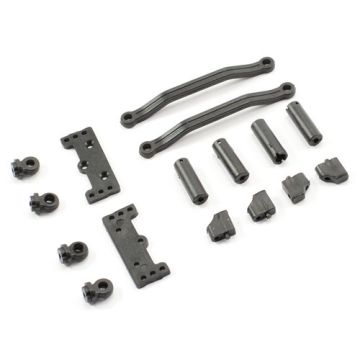 FTX Ibex Servo Mount,Servo Retainer & Steering Rods (FTX7413)
