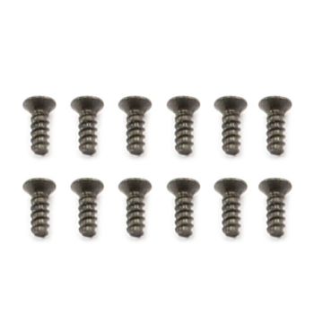 FTX Ibex Countersunk Self Tapping Screws 2X6mm (12) (FTX7451)