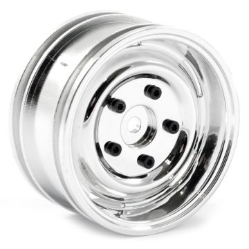 FTX Outback Steel Look Lug Wheel (2) - Chrome (FTX8171C)