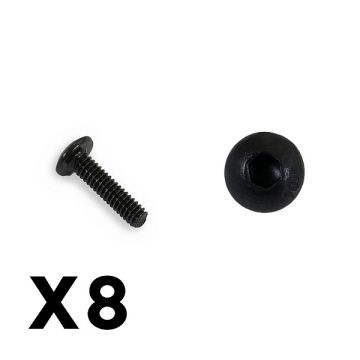 FTX Outback Button Head Screw M2*8 (8) (FTX8228)