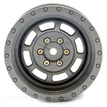 FTX Mauler Grey Wheels (Pr) (FTX8762G)