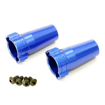 FTX Mauler Aluminium Rear Axle Lock Out (2pcs) - Blue (FTX8838B)