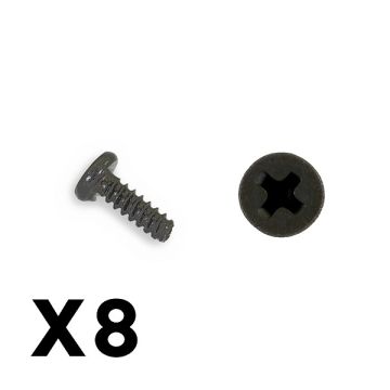 FTX Outback Mini 3.0 Round Self Tapping Screw 2X6 (8pcs) (FTX8922)