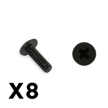 FTX Outback Mini 3.0 Button He Ad Metric Hex Screw 2X5 (8pcs) (FTX8925)