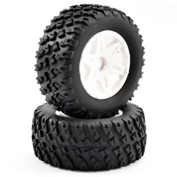 FTX Comet Desert Buggy Front Mounted Tyre & Wheel White (FTX9066W)