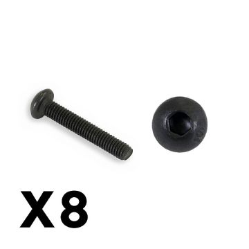 FTX Outback Fury Button Head 3 X 18mm Hex Screw (8pcs) (FTX9189)