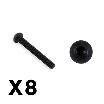 FTX Outback Fury Button Head 3 X 22mm Hex Screw (8pcs) (FTX9191)