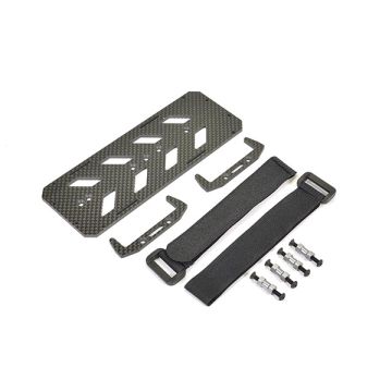 FTX Fury X/Hi-Rock Carbon Fibre Battery Tray & Hook And Loop Fastening Straps (FTX9248)