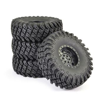 FTX Outback Hi-Rock Pre-Mounted Wheels & Tyres (Set 4) (FTX9267B-4)
