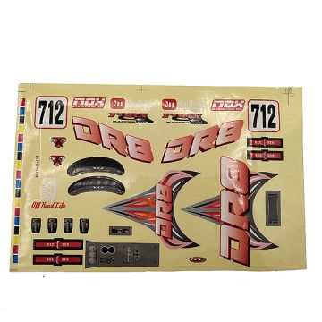 FTX DR8 Decal - Red (FTX9581R)