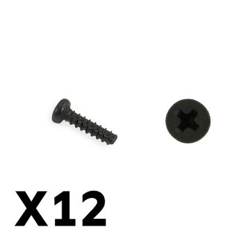 FTX Tracer Pan Head Self Tapping Screws PHB02*8mm (FTX9748)