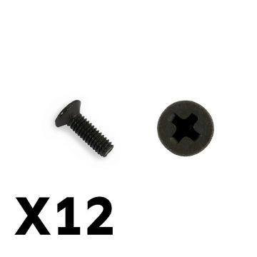 FTX Tracer Countersunk Screws KM2.5*8mm (FTX9750)