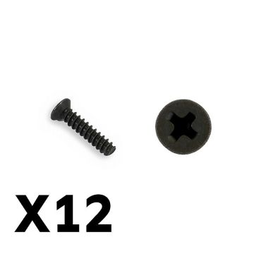 FTX Tracer Countersunk Self Tapping KBH02.6*12mm (FTX9751)
