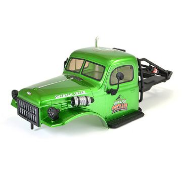 FTX Texan 1:10 Cab Bodyshell & Roll Cage Assembly - Green (FTX9889GN)