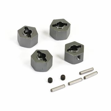 FTX Texan 1:10 Metal Wheel Hexes & Pins (4pcs) (FTX9895)
