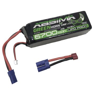 Absima Greenhorn Vol.2 LiPo 4S 14.8V-50C 6700 SC (EC5/T-Plug) (AB4140026)