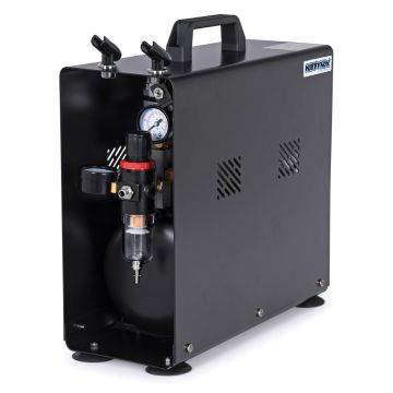 Hobbynox Airbrush Compressor 1/4HP - 3.5L (0-6Bar) (HNAS196AW)
