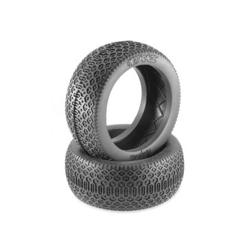 Hot Race 1/8 Buggy Tyres Napoli White - Pr (HR001-0861)
