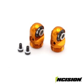 Vanquish S8E Machined Aluminum Shock Cap Orange (IRC00515)