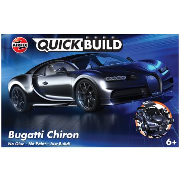 Airfix QUICKBUILD Bugatti Chiron - Black (J6025)