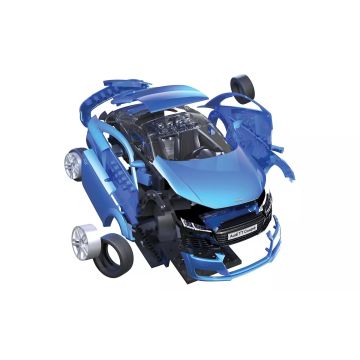 Airfix QUICKBUILD Audi TT Coupe - Blue (J6054)