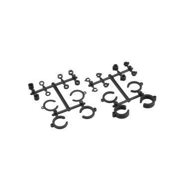 jConcepts Big Bore Shock Limiter, up-travel kit, 24pc- Black (JC2295B)