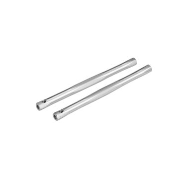 JConcepts RC10 Diamond Nose Brace Tubes, Silver-2pc (JC2312-3)