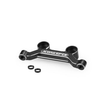 JConcepts DR10/SR10/RB10 Aluminum steering rack - Black (JC2352-2)
