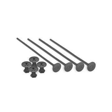 JConcepts 1/10th Off-Road Tire Stick - 4 Tires Black - 4pc (JC2430-2)