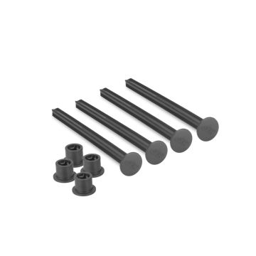 JConcepts 1/8th Off-Road Tire Stick - 4 Tires Black-4pc (JC2431-2)