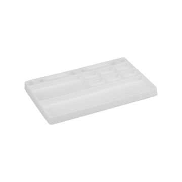 JConcepts JConcepts Parts Tray, Rubber Material - White (JC2550-3)