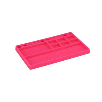JConcepts JConcepts Parts Tray, Rubber Material - Pink (JC2550-4)
