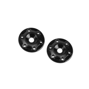 JConcepts B6.2-B6.3 Finnisher Aluminum Wing Buttons-Black (JC2579-2)