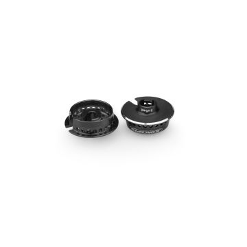jConcepts  Fin 13mm Spring Cup 0mm Offset - Black (JC2721-2)