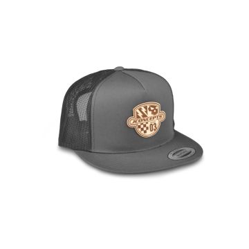 JConcepts Destination Hat- Flat Bill, Mesh, Snap Back - Grey (JC2845G)