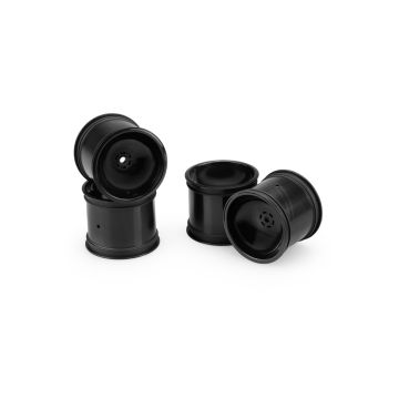 JConcepts Super Dish Rustler/Stampede rear wheel black 4pcs (JC3416B)