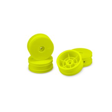 jConcepts Mono - Losi Mini-B Front Wheel (Yellow) 4pk (JC3424Y)