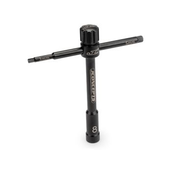jConcepts Multi-Wrench - Black - 8mm (glow plug) - 3mm | 5mm (JC5026)
